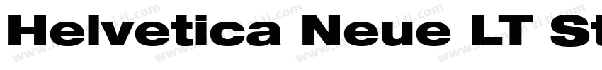 Helvetica Neue LT Std 93字体转换